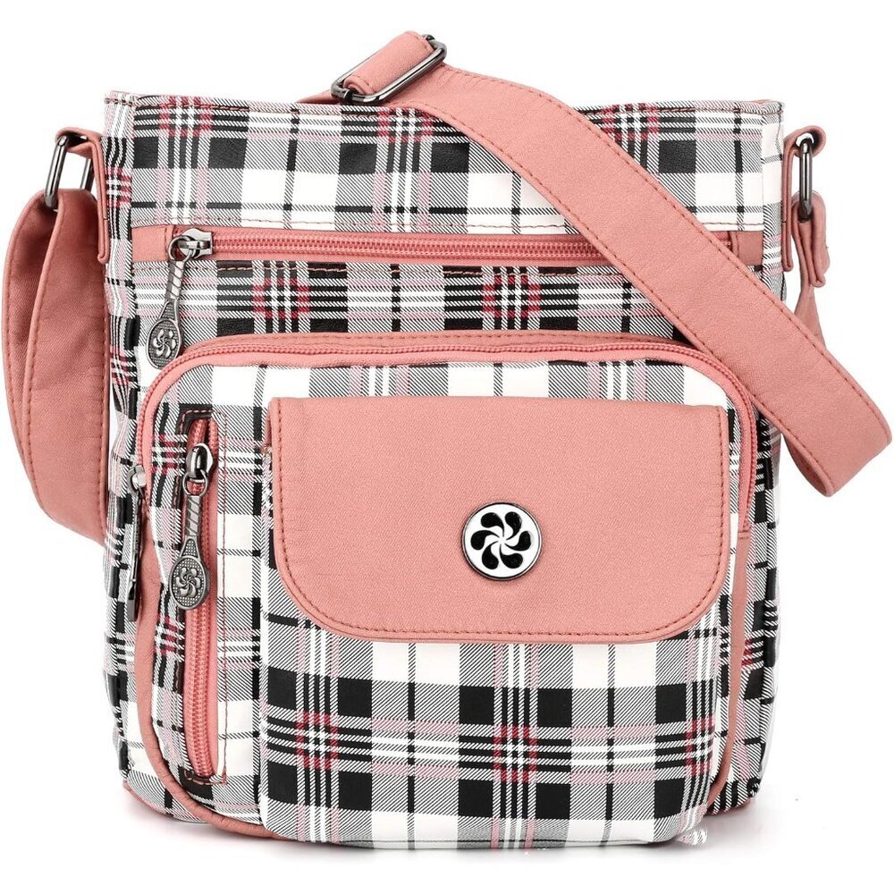 Vegan Leather Crossbody Bag Small Women Adjustable Strap Elegant Fashion